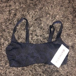 Athleta Snake skin bathing suit top